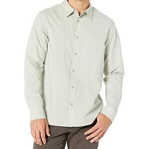 Calvin Klein Men's Misty Sage Check-Print Button Up Collared Easy Shirt Size 2XL